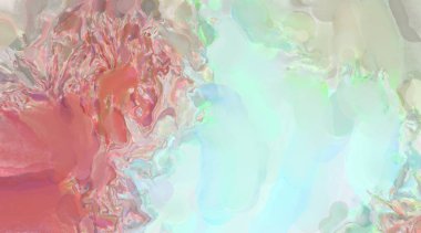 Pastel renklerde suluboya resim. Poster, duvar sanatı, afiş, kart, kitap kapağı ya da ambalaj için rahatlatıcı kompozisyonun yumuşak renkli çizimi. Modern fırça darbeleri resim.