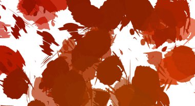 Renkli fırça darbelerinin 2B çizimi. Dekoratif doku resmi. Canlı boya desenli arka plan. Kaotik fırça darbeleri resim.