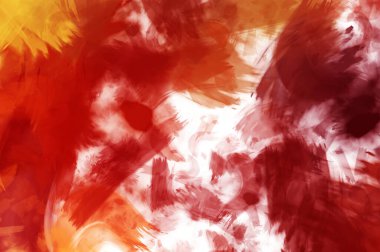 Sanatsal soyut arkaplan. Doku boyalı duvar kağıdı. Boya darbeleriyle yaratıcı bir illüstrasyon. Fırça desenli resim.