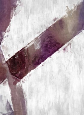 Soyut arkaplanda pürüzlü fırça darbeleri. Fırça boyası. Renkli boya darbeleri. Eşsiz duvar sanatı. Tuvaldeki modern sanat. Renkli çağdaş sanat eserleri. 