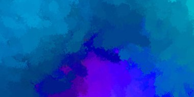 Duvar sanatı Eşsiz ve yaratıcı illüstrasyon. Fırça darbesi ile boyanmış. Renkli fırça darbelerinin soyut arkaplanı. Fırçalanmış canlı duvar kâğıdı. Boyalı sanatsal yaratım.