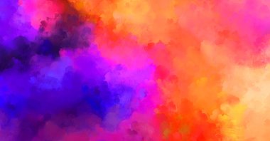 Taranmış Boyalı Soyut Arkaplan. Fırça darbesi ile boyanmış. Sanatsal canlılık ve renkli duvar kağıdı.