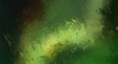 Canlı fırça darbeleriyle boyanmış. Renkli desenli resim. Fırçalanmış duvar kağıdını boya.