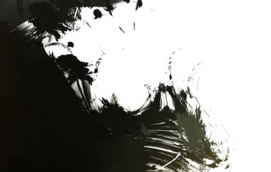 Duvar sanatı Eşsiz ve yaratıcı illüstrasyon. Fırça darbesi ile boyanmış. Renkli fırça darbelerinin soyut arkaplanı. Fırçalanmış canlı duvar kâğıdı. Boyalı sanatsal yaratım.