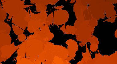 Canlı fırça darbeleriyle boyanmış. Renkli desenli resim. Fırçalanmış duvar kağıdını boya.