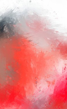 Yaratıcı soyut resim. Artistik fırça darbeleriyle donatılmış. Renkli ve canlı bir illüstrasyon. boyalı sanat