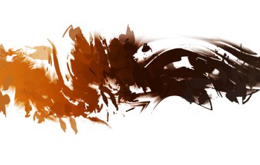 resmedilmiş sanat eseri. fırçalanmış canlı duvar kağıdı. Eşsiz ve yaratıcı illüstrasyon. Renkli fırça darbelerinin soyut arkaplanı. 