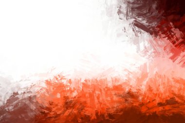 Modern sanat. Taranmış Boyalı Soyut Arkaplan. Fırça darbesi ile boyanmış. Boya darbeleri. 2B Görüntü.