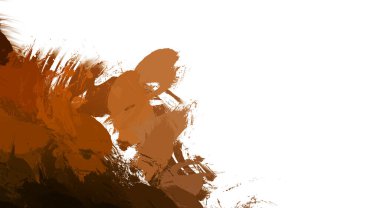 Taranmış Boyalı Soyut Arkaplan. Vahşi kaotik fırça darbeleri. Boya darbeleri. 2D İllüstrasyon. Fırça darbeli resim. 