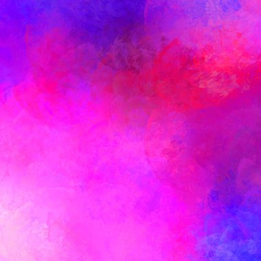 Canlı fırça darbeleriyle boyanmış. Renkli desenli resim. Fırçalanmış duvar kağıdını boya.