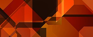 Üçgen arka planda üst üste dizayn ediliyor. Soyut geometrik duvar kağıdı. Geometrik renkli üçgen şekiller.