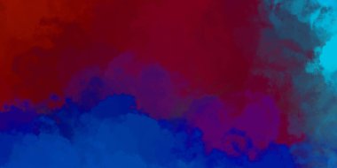 Canlı boya desenli arka plan. Renkli fırça darbelerinin 2B çizimi. Dekoratif doku resmi. Boyalı arkaplan.