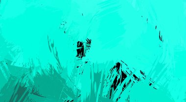 Sanatsal soyut arkaplan. Doku boyalı duvar kağıdı. Boya darbeleriyle yaratıcı bir illüstrasyon. Fırça desenli resim.