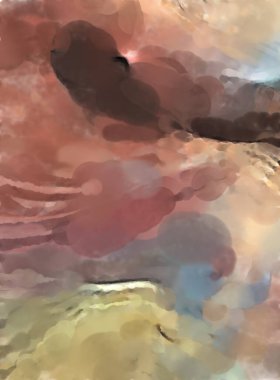 Modern sanat. Renkli çağdaş sanat eserleri. Renkli boya darbeleri. Soyut arkaplanda fırça darbeleri. fırça boyası.