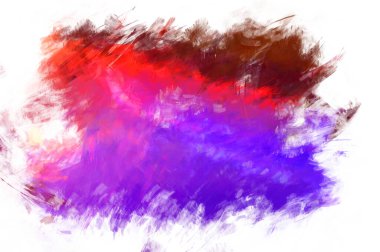 Taranmış Boyalı Soyut Arkaplan. Fırça darbesi ile boyanmış. Sanatsal canlılık ve renkli duvar kağıdı.