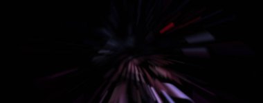 Işık parçacık izleri. Parlayan parçacıkları ve çizgileri olan ışık patlaması yıldızı. Güzel hareketli soyut ışın arkaplanı.