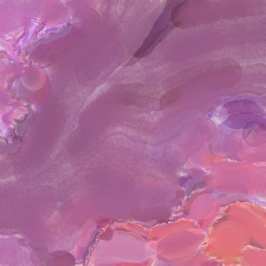 El yapımı sürreal soyut desenli suluboya. Modern sanatsal resim. 2D çizim. Arkaplan boyası karışımı. Yaratıcı duvar sanatı. Çağdaş sanat.