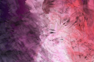 Modern sanat. Taranmış Boyalı Soyut Arkaplan. Fırça darbesi ile boyanmış. Boya darbeleri. 2B Görüntü