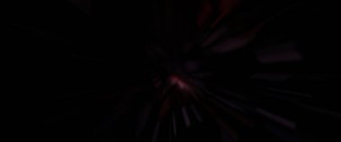 Işık parçacık izleri. Parlayan parçacıkları ve çizgileri olan ışık patlaması yıldızı. Güzel hareketli soyut ışın arkaplanı.