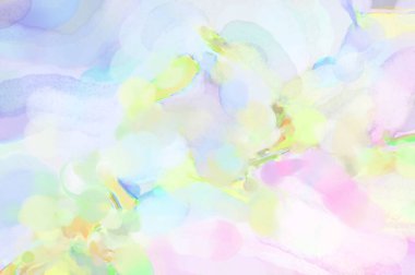 Yüzeyde suluboya vuruşlar. Sanatsal arkaplan resmi. Tablo üzerinde soyut resim. Fırça darbeleri. Çağdaş sanat. El işçiliğinin renkli dokusu. Modern resim.