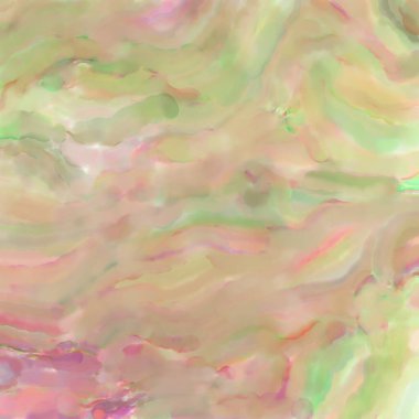 Çağdaş sanat. El işçiliğinin renkli dokusu. Modern resim. Yüzeyde suluboya vuruşlar. Sanatsal arkaplan resmi. Tablo üzerinde soyut resim. Fırça darbeleri.