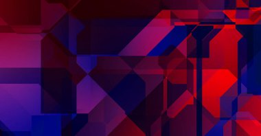 Dinamik bileşime sahip minimalist düz stil içinde modayı takip eden geometrik soyut arkaplan. 