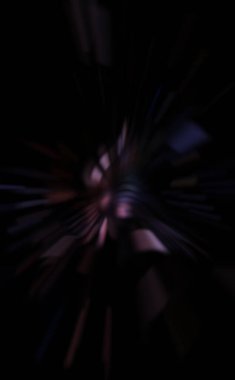 Işık parçacık izleri. Parlayan parçacıkları ve çizgileri olan ışık patlaması yıldızı. Güzel hareketli soyut ışın arkaplanı.