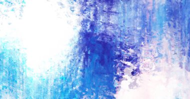 Modern sanat. Renkli çağdaş sanat eserleri. Renkli boya darbeleri. Soyut arkaplanda fırça darbeleri. Fırça boyası. Eşsiz duvar sanatı.