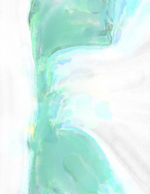 Çağdaş sanat. El yapımı resim. Modern sanat eserleri. Yüzeyde suluboya fırça darbeleriyle resim yapmak. 2D çizim. Sanatsal arkaplan resmi. Tablo üzerinde soyut resim. Renkli doku.