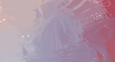 Renkli fırça darbelerinin 2B çizimi. Dekoratif doku resmi. Canlı boya desenli arka plan. Kaotik fırça darbeleri resim.