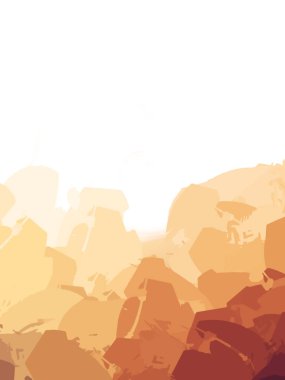 Taranmış Boyalı Soyut Arkaplan. Vahşi kaotik fırça darbeleri. Boya darbeleri. 2D İllüstrasyon. Fırça darbeli resim. 