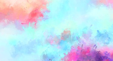 Sanatsal canlılık ve renkli duvar kağıdı. Taranmış Soyut Arkaplan. Fırça darbeli resim. 