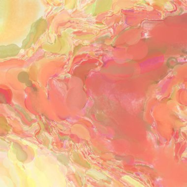 Çağdaş sanat. El işçiliğinin renkli dokusu. Modern resim. Yüzeyde suluboya vuruşlar. Sanatsal arkaplan resmi. Tablo üzerinde soyut resim. Fırça darbeleri. 