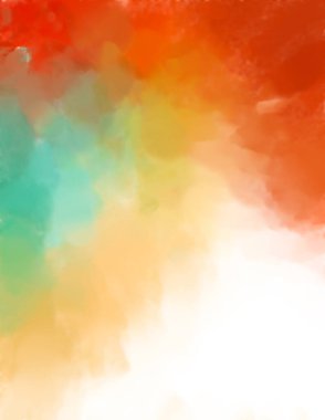 Soyut doku. Yüzeyde etkileyici el yapımı suluboya. Suluboya fırça darbeleri. Modern sanat. Çok renkli arkaplan. Çağdaş duvar sanatı. Renkli bir fon. 2d illüstrasyon.