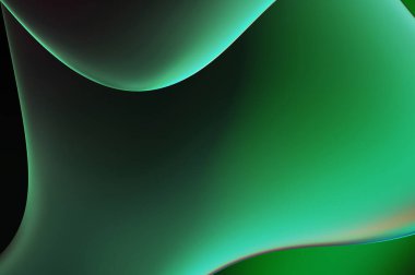 Soyut arkaplan. Değişken renk değişim dalgaları, dinamik hareketlerle. Işık dalgalarının neon renkli soyut tasarımı. Duvar kağıdı, afiş, arkaplan, kart, kitap illüstrasyonu, web sitesi.