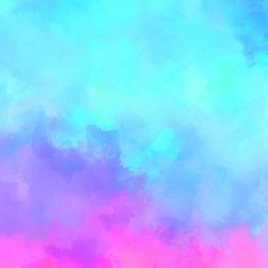 Duvar sanatı Eşsiz ve yaratıcı illüstrasyon. Fırça darbesi ile boyanmış. Renkli fırça darbelerinin soyut arkaplanı. Fırçalanmış canlı duvar kâğıdı. Boyalı sanatsal yaratım.