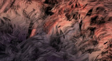 Modern sanat. Taranmış Boyalı Soyut Arkaplan. Fırça darbesi ile boyanmış. Boya darbeleri. 2B Görüntü