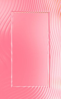 Soyut çerçeveli arkaplan. Renkli, canlı, dalgalı bir duvar kağıdı. Merkezi çerçeveli yaratıcı grafik 2d çizim. Dinamik şekilli modaya uygun sıvı örtüsü.