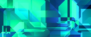 Soyut geometrik duvar kağıdı. Geometrik renkli şekiller. Çokgen arka plan. Bir teknolojinin dijital illüstrasyonuName.