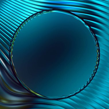 Soyut çerçeveli arkaplan. Renkli, canlı, dalgalı bir duvar kağıdı. Merkezi çerçeveli yaratıcı grafik 2d çizim. Dinamik şekilli modaya uygun sıvı örtüsü.