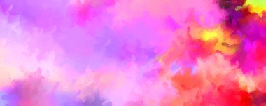 Sanatsal soyut arkaplan. Doku boyalı duvar kağıdı. Boya darbeleriyle yaratıcı bir illüstrasyon. Fırça desenli resim.