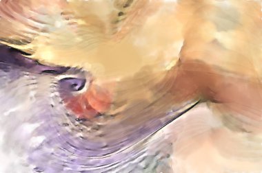 Modern sanat. Renkli çağdaş sanat eserleri. Renkli boya darbeleri. Soyut arkaplanda fırça darbeleri. fırça boyası.