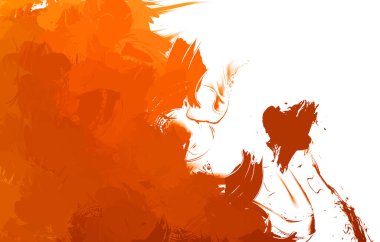 Duvar sanatı Eşsiz ve yaratıcı illüstrasyon. Fırça darbesi ile boyanmış. Renkli fırça darbelerinin soyut arkaplanı. Fırçalanmış canlı duvar kâğıdı. Boyalı sanatsal yaratım.