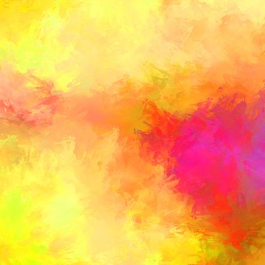 Duvar sanatı Eşsiz ve yaratıcı illüstrasyon. Fırça darbesi ile boyanmış. Renkli fırça darbelerinin soyut arkaplanı. Fırçalanmış canlı duvar kâğıdı. Boyalı sanatsal yaratım.