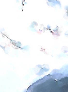 Soyut arkaplanda pürüzlü fırça darbeleri. Fırça boyası. Renkli boya darbeleri. Eşsiz duvar sanatı. Tuvaldeki modern sanat. Renkli çağdaş sanat eserleri. 