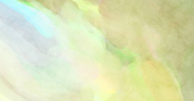 Pastel renklerde suluboya resim. Poster, duvar sanatı, afiş, kart, kitap kapağı ya da ambalaj için rahatlatıcı kompozisyonun yumuşak renkli çizimi. Modern fırça darbeleri resim.