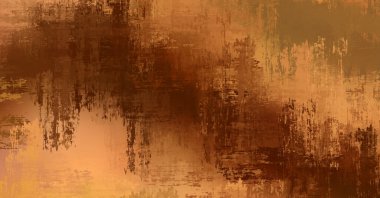 Çapraz vahşi fırça darbeleriyle arka plan. Renkli ve canlı bir tasvir. Boyalı sanat. Yaratıcı soyut resim.