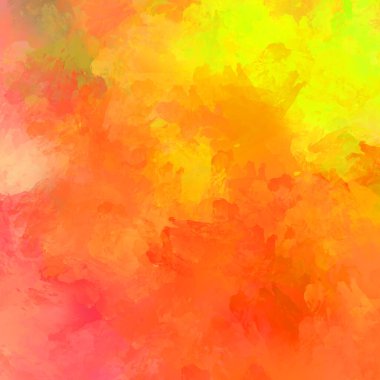 Canlı fırça darbeleriyle boyanmış. Renkli desenli resim. Fırçalanmış duvar kağıdını boya.