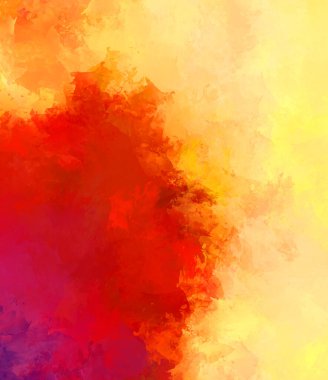 Yaratıcı soyut resim. Artistik fırça darbeleriyle donatılmış. Renkli ve canlı bir illüstrasyon. boyalı sanat.