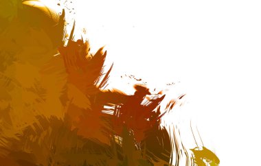 Duvar sanatı Eşsiz ve yaratıcı illüstrasyon. Fırça darbesi ile boyanmış. Renkli fırça darbelerinin soyut arkaplanı. Fırçalanmış canlı duvar kâğıdı. Boyalı sanatsal yaratım.